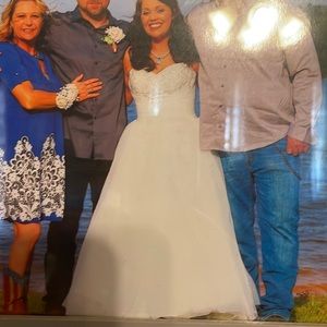 David’s Bridal wedding dress